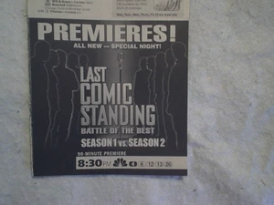 2004 LAST COMIC STANDING TV SHOW AD PRINT ONLY, Battle Of The Best nbc - Picture 1 of 2