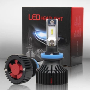 DT PSX24W PSX24 LED FOG LIGHT KIT 6500K 60W 10000 LUMEN WHITE BRIGHT - Picture 1 of 9