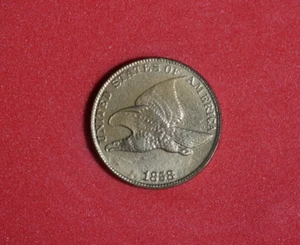 1858- Flying Eagle Cent #P28648 - Picture 1 of 2
