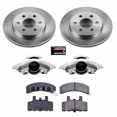 PowerStop Disc Brake Kit - Front - Fits Cadillac DeVille 1998-1999 OE Stock Repl - Image 1 of 4