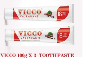 Vicco Vajradanti Ayurvedic Toothpaste For Gum & Teeth Pack Of 2 Free Ship 2026 - Picture 1 of 5