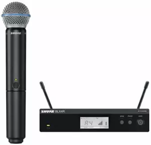 Sistema de micrófono inalámbrico de mano Shure BLX24R/B58-H10 con kit de montaje en rack - Imagen 1 de 4