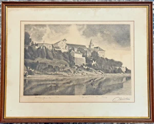 Original Etching by HALVARD STORM Oslo Norway Signed No. 4/200 of Limited Series - Picture 1 of 4