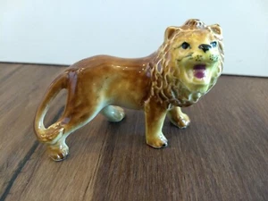 Vintage Japan Lion Figurine Porcelain Mid Century Estate Find - Picture 1 of 5