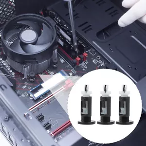 4pcs/set MOUNTED PINS FOR INTEL SOCKET LGA 775 CPU PLASTIC HEATSINK COOLER FAN - Picture 1 of 11