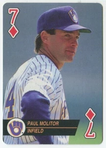 USA 1993 Spielkarten - Paul Molitor Milwaukee Brewers - Bild 1 von 2