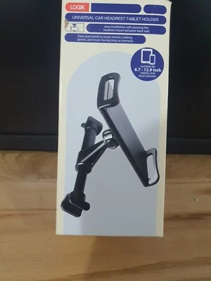LOGIK LCARBS25 Car Headrest Tablet Holder - Image 1 of 2