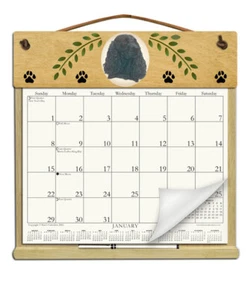 COCKER SPANIEL CALENDAR HOLDER - REFILLABLE EVERY YEAR! - Picture 1 of 1