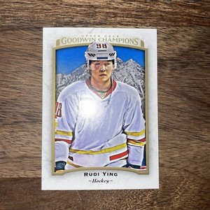 2017 UD Goodwin Champions Base #29 Rudi Ying - Hockey RC