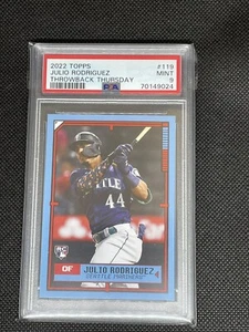 2022 Topps Throwback Thursday #119 Julio Rodriguez Rookie PSA 9 GEM TERMINATOR - Picture 1 of 1