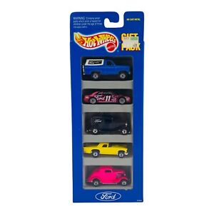 Vintage Hot Wheels Ford 1993 - Hot Wheels Gift Pack #12404 - Lot of 5 Cars - NEW