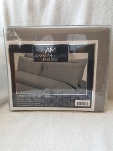 Amy Miller Home 4 Piece Sheet Set - Queen - Picture 1 of 3