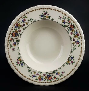 Myott Staffordshire Rosemere Rim Soup Bowl  7⅞"  Multiple Available - Picture 1 of 8