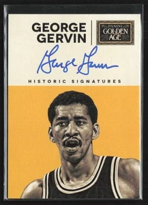 George Gervin 2014-15 Panini Golden Age Auto #GRV San Antonio Spurs - Picture 1 of 2
