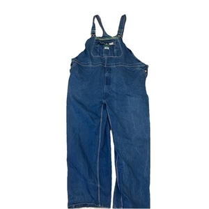 Liberty Latzhose Herren 54x32 Denim 100% Baumwolle Arbeitskleidung Bauernhof Scheune Schaffner - Bild 1 von 15