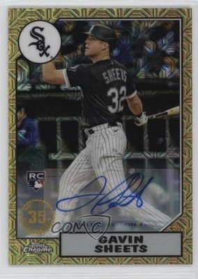 2022 Series 1 1987 Topps Chrome Silver Pack Mojo Gavin Sheets Rookie Auto RC - Image 1 of 2