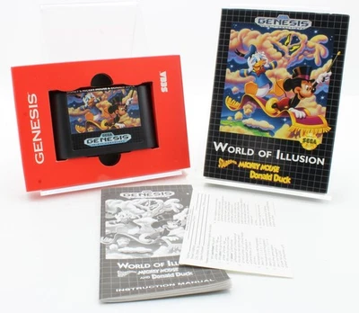 World of Illusion Starring Mickey Mouse Donald Duck Sega Genesis - 1992 Foto 1 de 4
