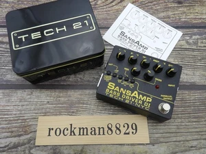 TECH21 SansAmp BASS DRIVER DI XLR & 1/4 Dual Parallel Output effect pedal japan - Picture 1 of 9