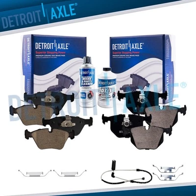 Front and Rear Ceramic Brake Pad Set Replacement for BMW X3 Z4 330i 330Xi 330Ci - Image 1 of 4