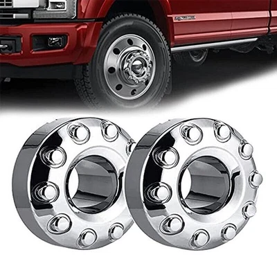 2Pcs Wheel Center Hub Caps Dually 10 Lug For 2005-2017 Ford F450 F550 Super Duty - Image 1 of 4