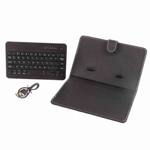 Universal Wireless Bluetooth Keyboard Flip Case Cover with Stand for Phones DF3R - Picture 1 of 9
