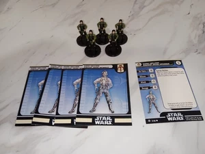 Star Wars Miniaturen Kopfgeldjäger Dark Hellion Swoop Gangmitglied x5 27/60 - Bild 1 von 3