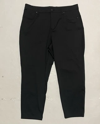 Tommy Bahama Womens Island Zone Black Size 16 X 26 Kira Cay City Pants Golf Tech - Image 1 of 4