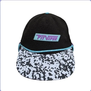Pit Viper Ear Flaps Ski Hat RARE Retro 90s Styled Cap Fleece Multicolor Party - Picture 1 of 9