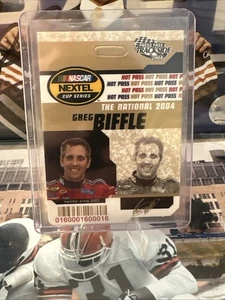 2002 Presseausweis Trackside Greg Biffle - Bild 1 von 2