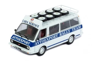 Minibús escala 1:43 IXO RAC372X RAF 2203 - Avtoexport Rally Team - SERVICIO LADA - Imagen 1 de 1
