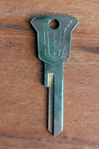 ORIGINAL LINCOLN MERCURY KEY BLANK IGNITION / DOOR 1952-1957 BRASS NOS - Bild 1 von 2