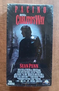 Carlito's Way (1993) VHS FACTORY SEALED w/ Watermarks BRAND NEW De Palma PACINO - Imagen 1 de 6