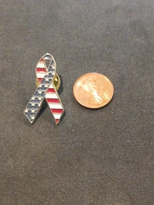 USA Flagge Band Revers Hut Jacke Pin - Bild 1 von 2