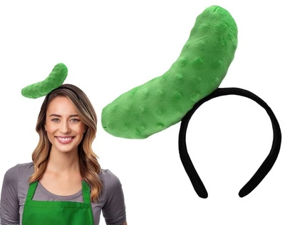 Adulto Divertido Mini Sombrero encurtido Pepino Diadema Novedad Comida Sombrero Vendedor Disfraz Foto 1 de 4