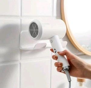 Haartrockner Wand Halterung Fön Haarfön Halterung Wandhalterung Bad Ohne Bohren✅ - Bild 1 von 7