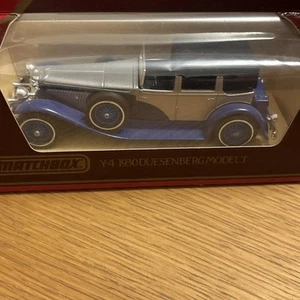Matchbox Models Of Yesteryear Y-4 1930 Model J Duesenberg Green boxed new - Picture 1 of 7