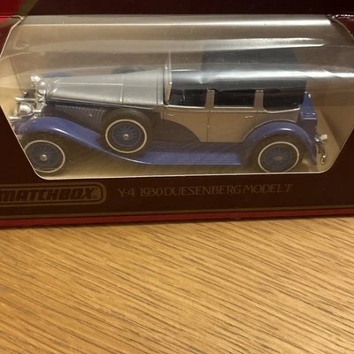 Matchbox Models Of Yesteryear Y-4 1930 Model J Duesenberg Green boxed new - Image 1 of 4