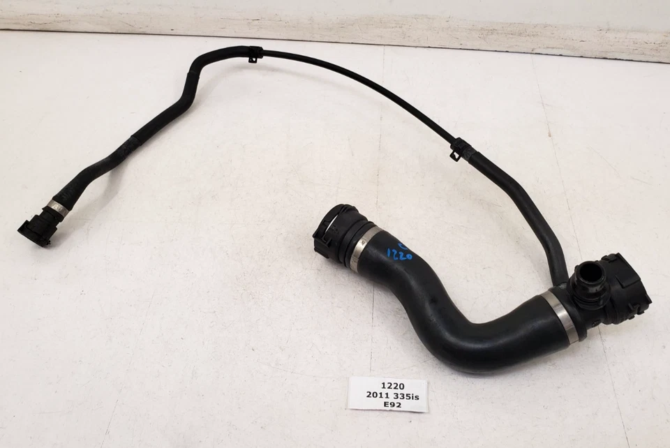 ✅ 07-10 OEM BMW E90 E92 E93 335 335is Motor N54 Radiador Manguera de refrigerante superior Foto 1 de 4