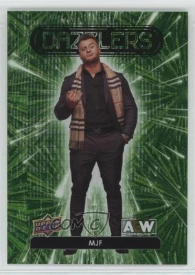 2023 Upper Deck AEW All Elite Wrestling Dazzlers Green MJF #DZ-41 - Image 1 of 2