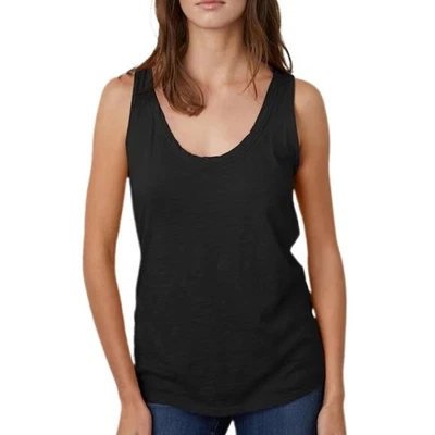 Velvet Joy Scoop Neck Tank Top - Black. NWT Size (XS) X-Small - Image 1 of 3