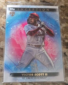 2024 Topps Inception Victor Scott St Louis Cardnials Rc - Foto 1 di 2