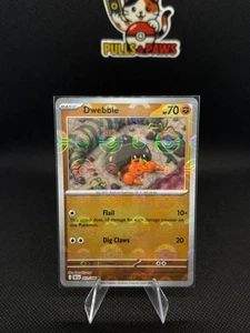 Dwebble (modello Poke Ball) 051/086 Black Bolt Holo Pokemon quasi nuovo - Foto 1 di 2