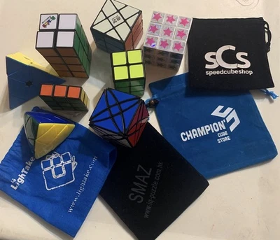 Rubik's Cube Magic Twisty Cubes 批量 8 件 - Rubik’s Tower Cube,4 包等... — 第 1/4 张图片