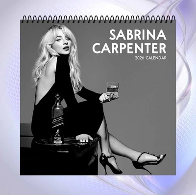 Sabrina Carpenter 2026 Calendar, Glamorous Pop Star Desk Calendar - Image 1 of 4