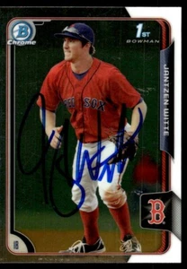 2015 Bowman Chrome Baseball Jantzen Witte Boston Red Sox #BCP57 Signed - Picture 1 of 2