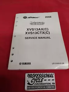 Yamaha VStar1300 XVS13AX/CTX(C) 2008 OEM Service Manual PN: LIT-11616-21-29 - Bild 1 von 3