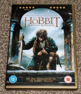 THE HOBBIT : THE BATTLE OF THE FIVE ARMIES + UV - 2015 DVD IN VGC (FREE UK P&P) - Imagen 1 de 3