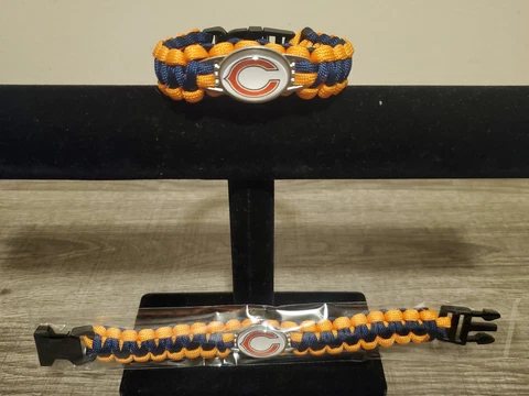 2/$15. Chicago Bears NFL Paracord Bracelets Cover