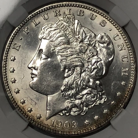 US 1903 - Morgan Dollar - One Dollar Silver Coin Cover