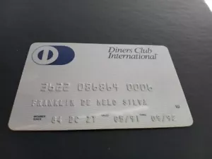 Brasil - Diners Club International Card - Vintage - Expired 1992 - Picture 1 of 2